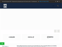 Tablet Screenshot of gruasyequipos.com